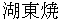 Japanese characters for Koto Yaki